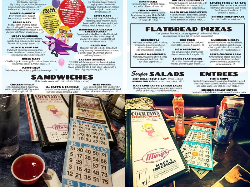 Hamburger Mary's Milwaukee Menu