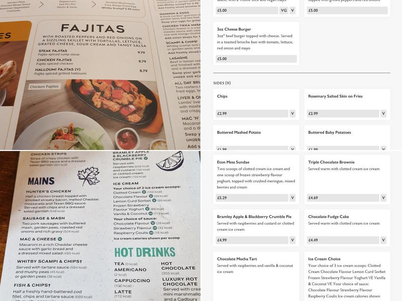 Pub On The Pond Menu