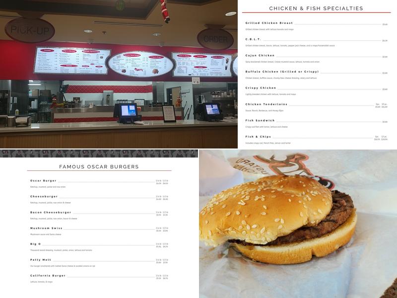 Oscar's Frozen Custard | Franklin Menu