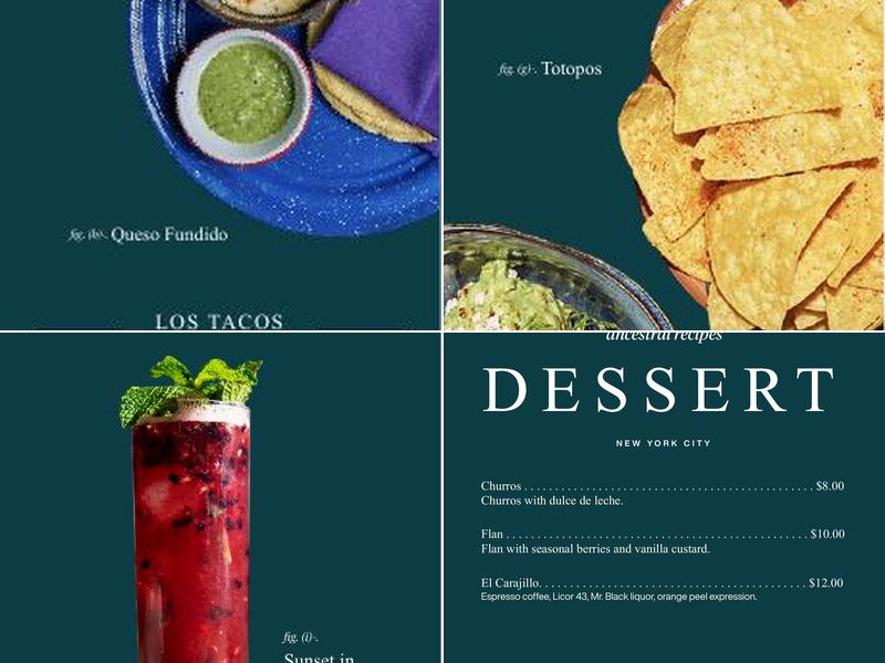 Ofrenda Menu