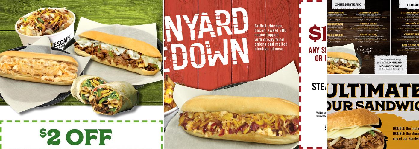 Steak Escape Southridge Mall Menu