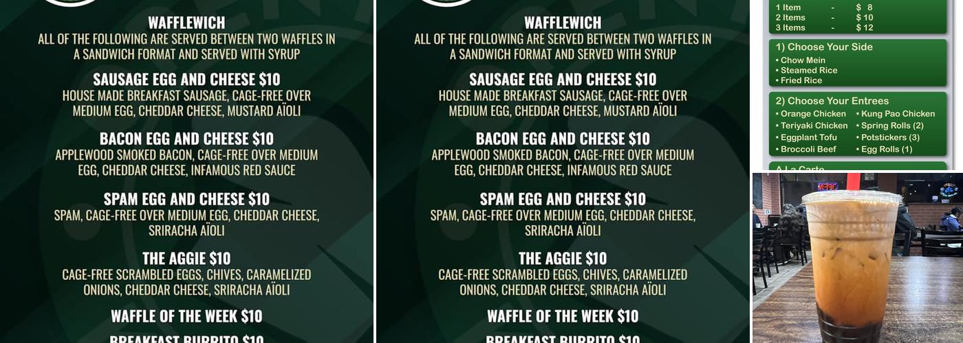 Open Rice Kitchen Menu