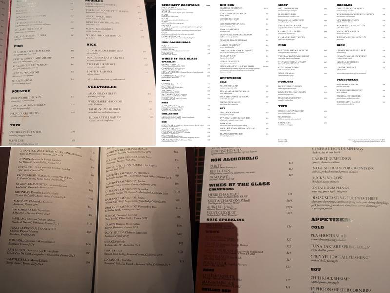 Buddakan Menu