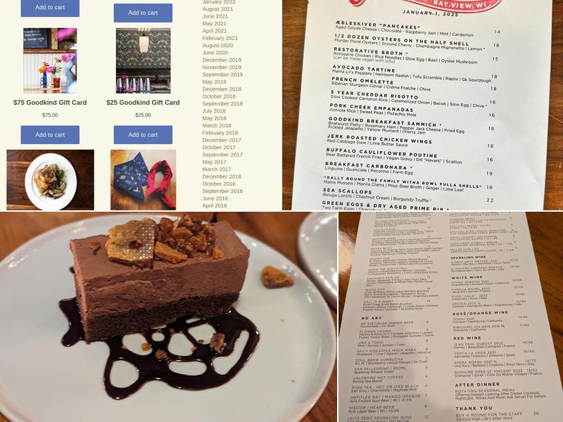 Goodkind Menu