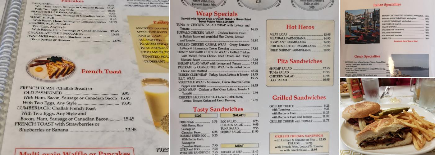 Murray Hill Diner Menu