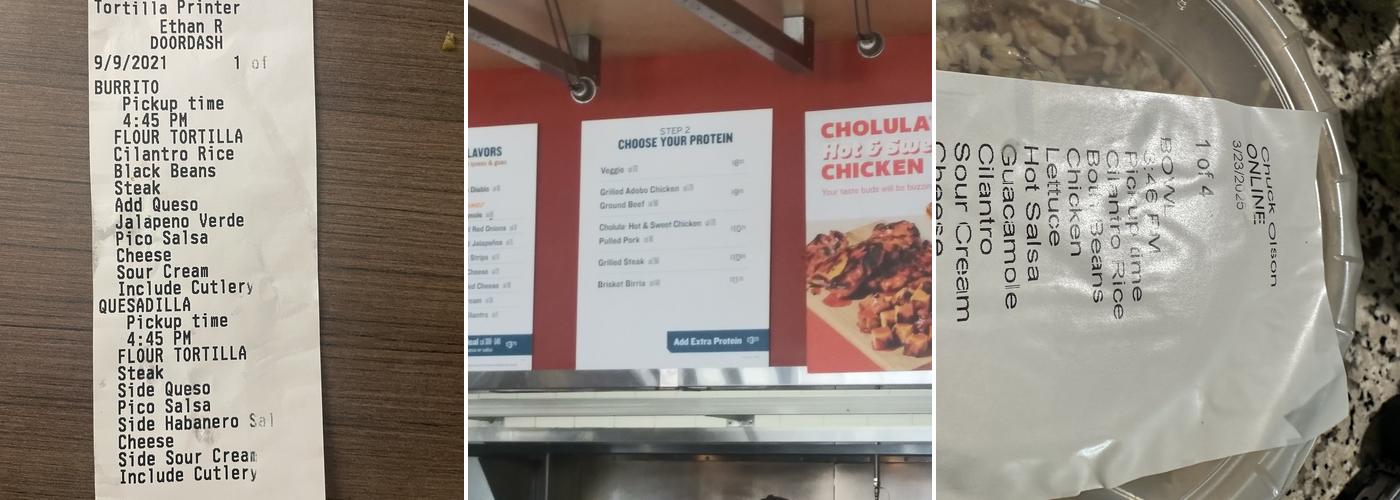 QDOBA Mexican Eats Menu