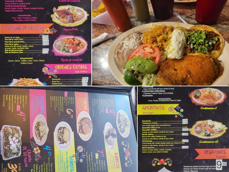 Taqueria Arandas Menu