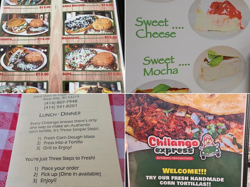 Chilango Express LLC Menu