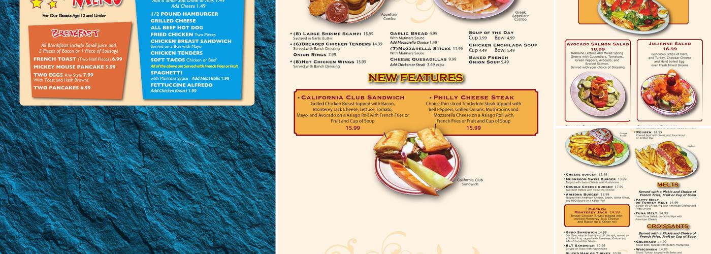 Omega Restaurant Menu