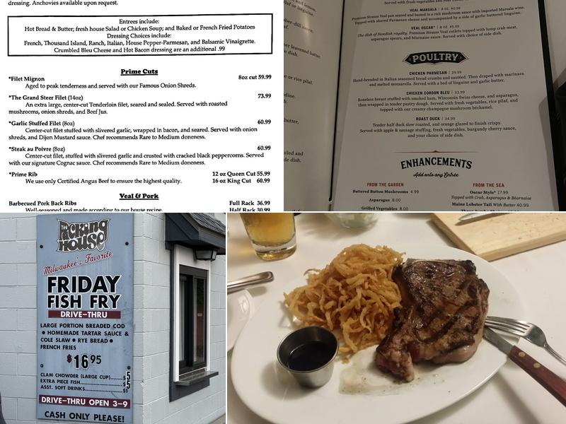 The Packing House Menu