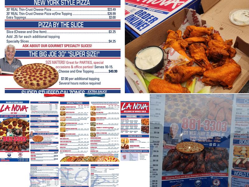 La Nova Menu
