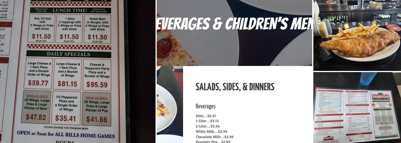 Imperial Pizza - Abbott Road Menu