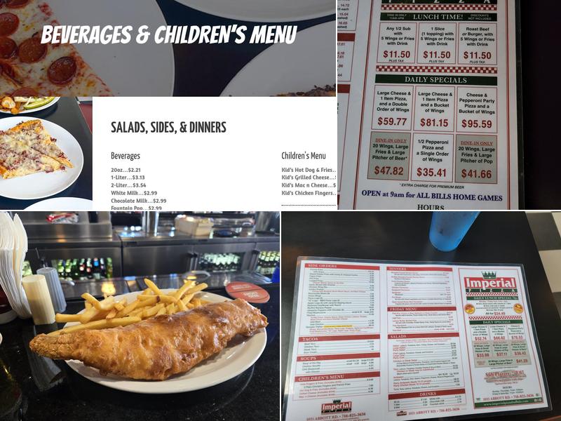 Imperial Pizza - Abbott Road Menu