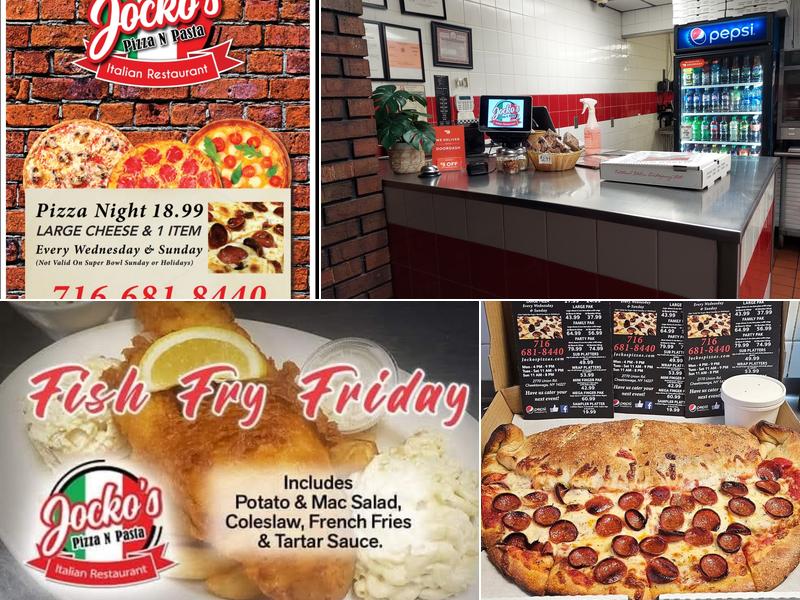 Jocko's Pizza and Pasta Menu