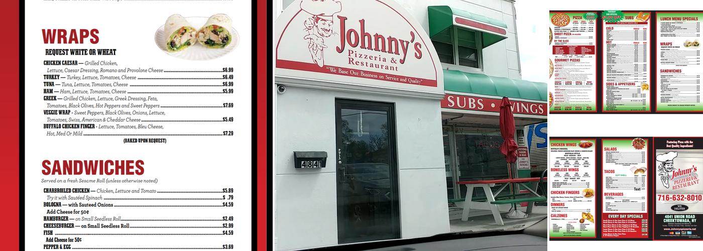 Johnny's Pizzeria & Restaurant Menu