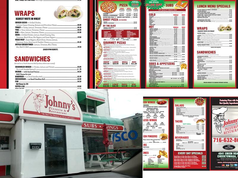 Johnny's Pizzeria & Restaurant Menu