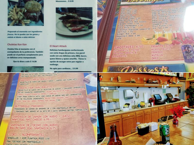 Shalom Puerto Rican Restaurant Menu