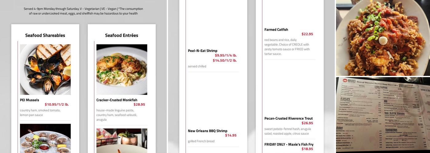 Maxie's Menu