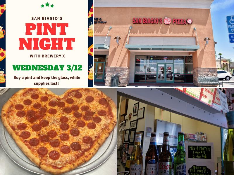 San Biagio's Pizza #2 1118 E 19th St F, Upland