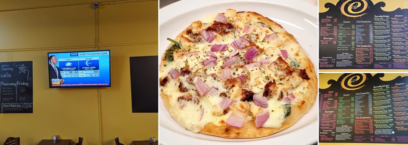 E Cafe at the Glenny Menu