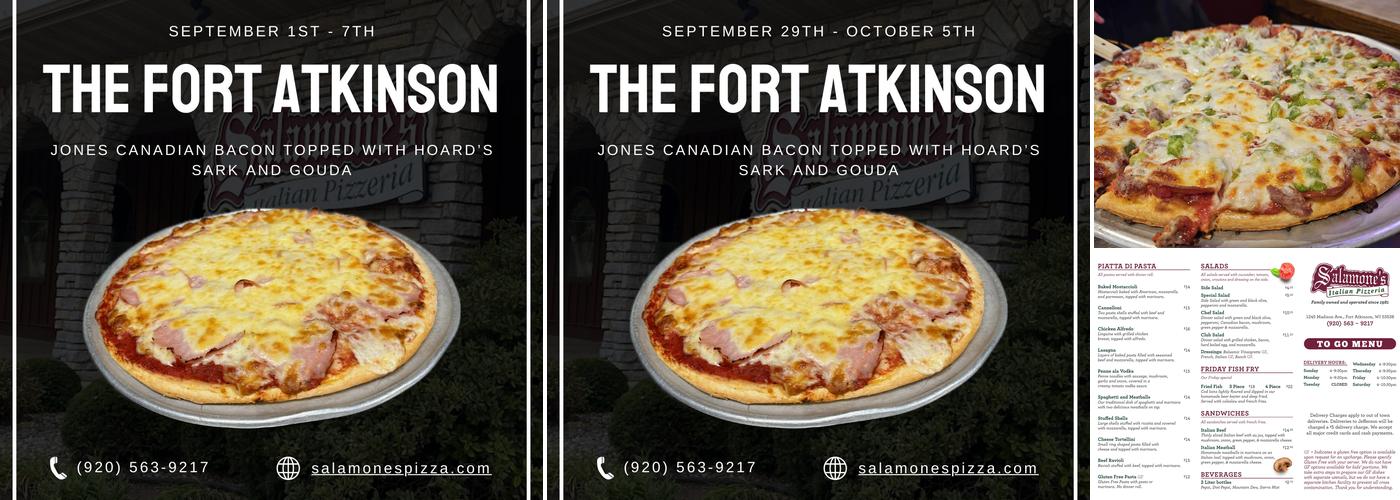 Salamone's Italian Pizzeria Menu