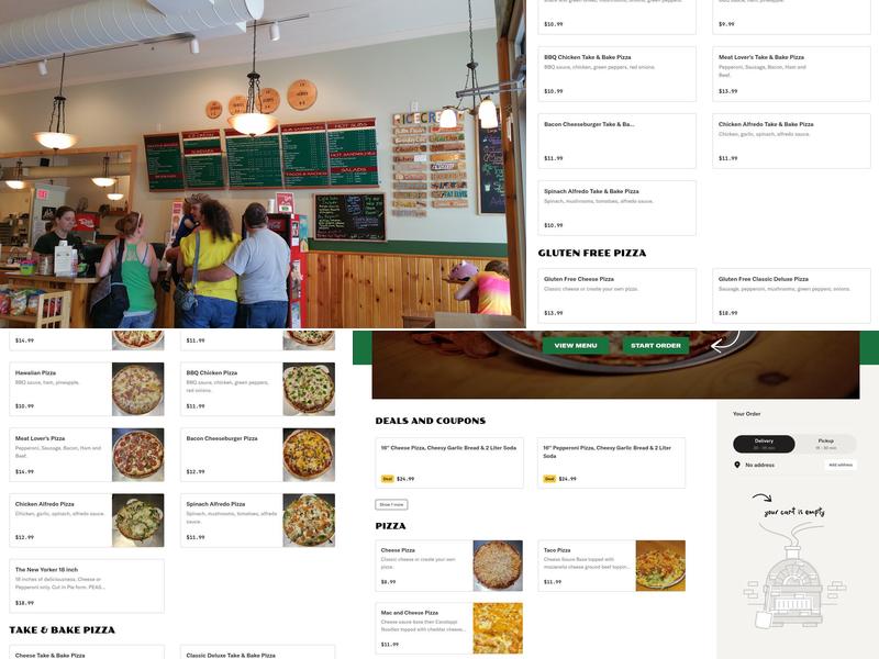 Timber Creek Pizza Co Menu