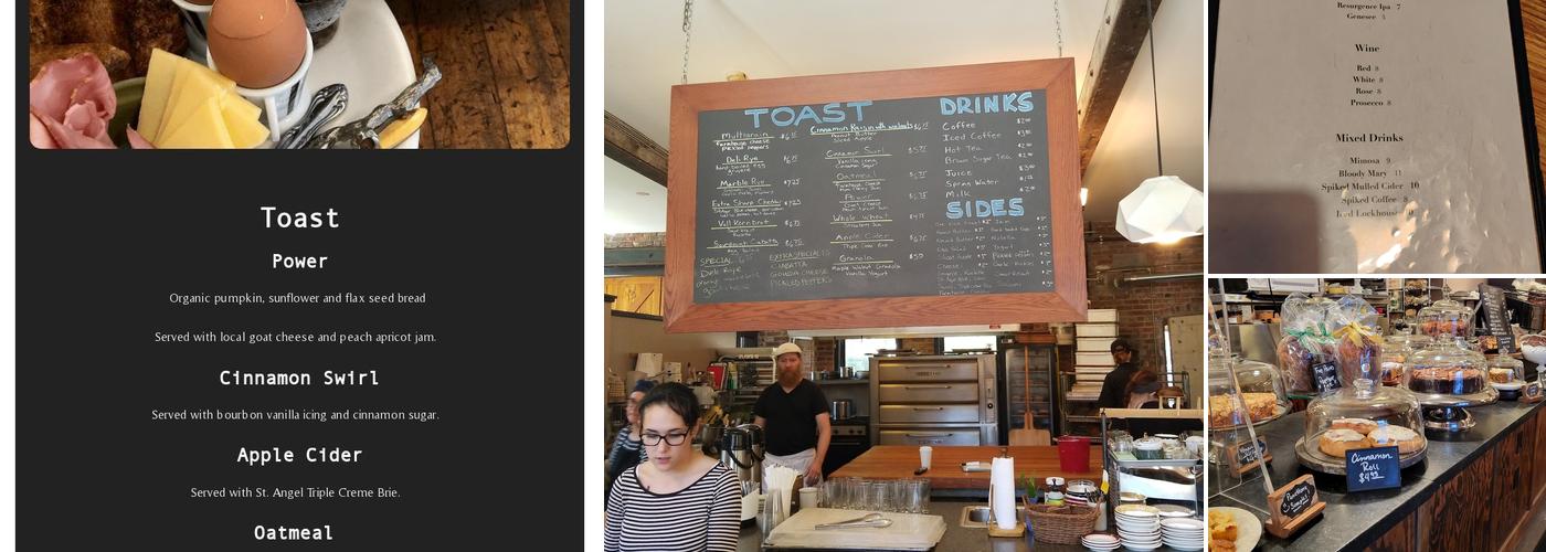 Five Points Bakery Menu