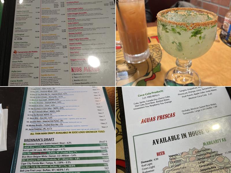 Taqueria Los Mayas Menu