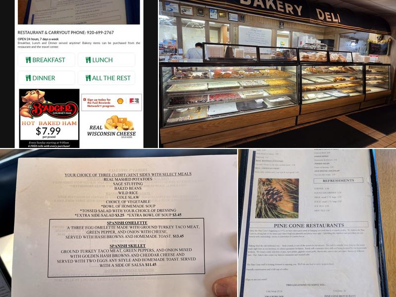 Pine Cone Restaurant Menu