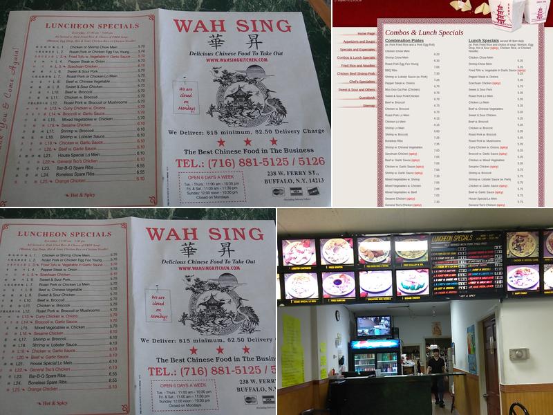Wah Sing Menu