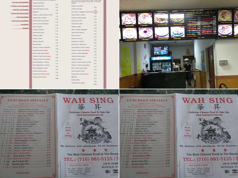 Wah Sing Menu