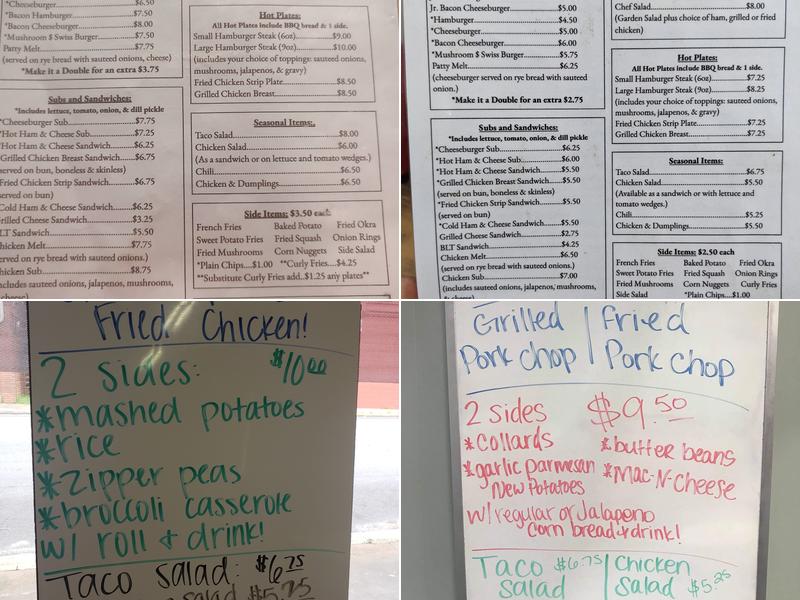 Smitty's Grill Menu