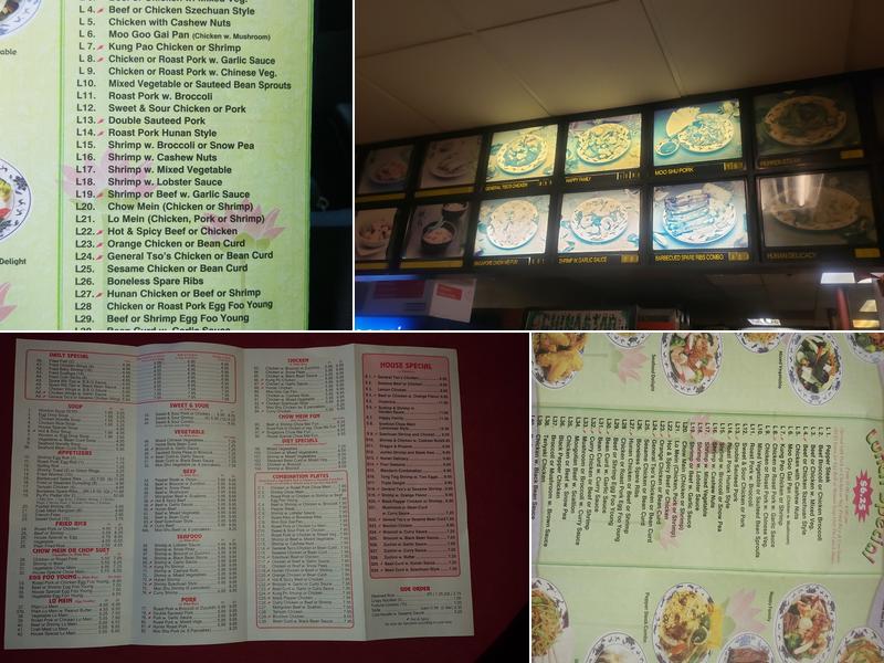 China Star Menu