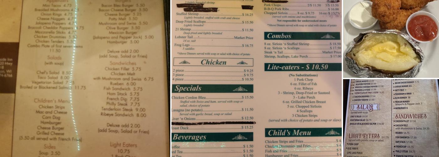 Wayside Inn Menu