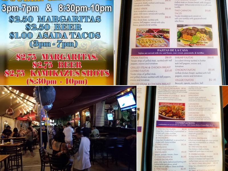 Zendejas Mexican Restaurant Menu