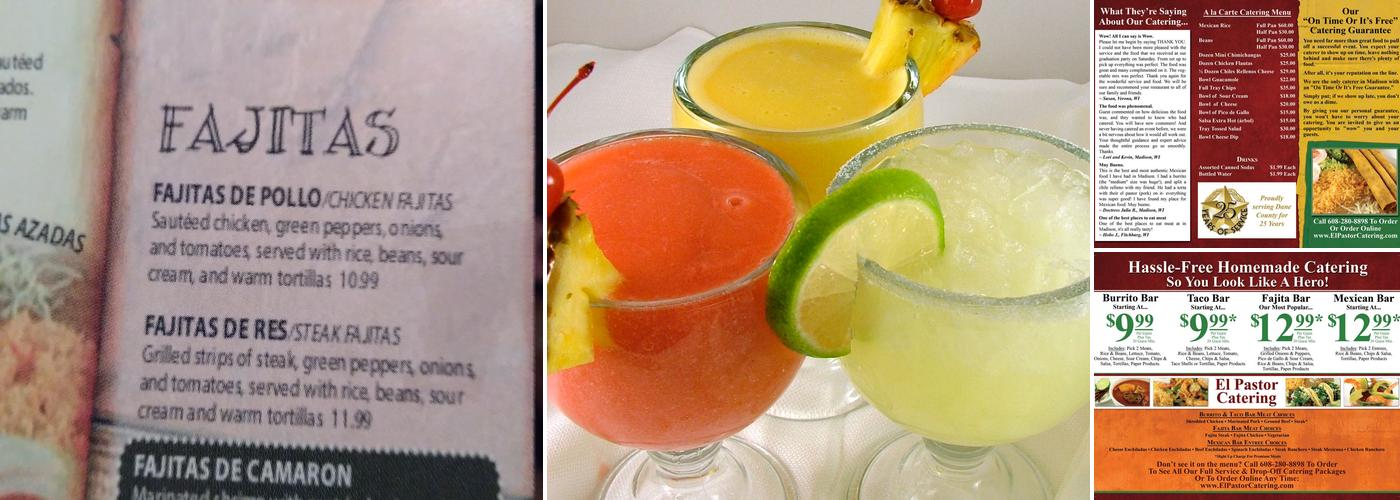 El Pastor Mexican Restaurant & Catering Menu