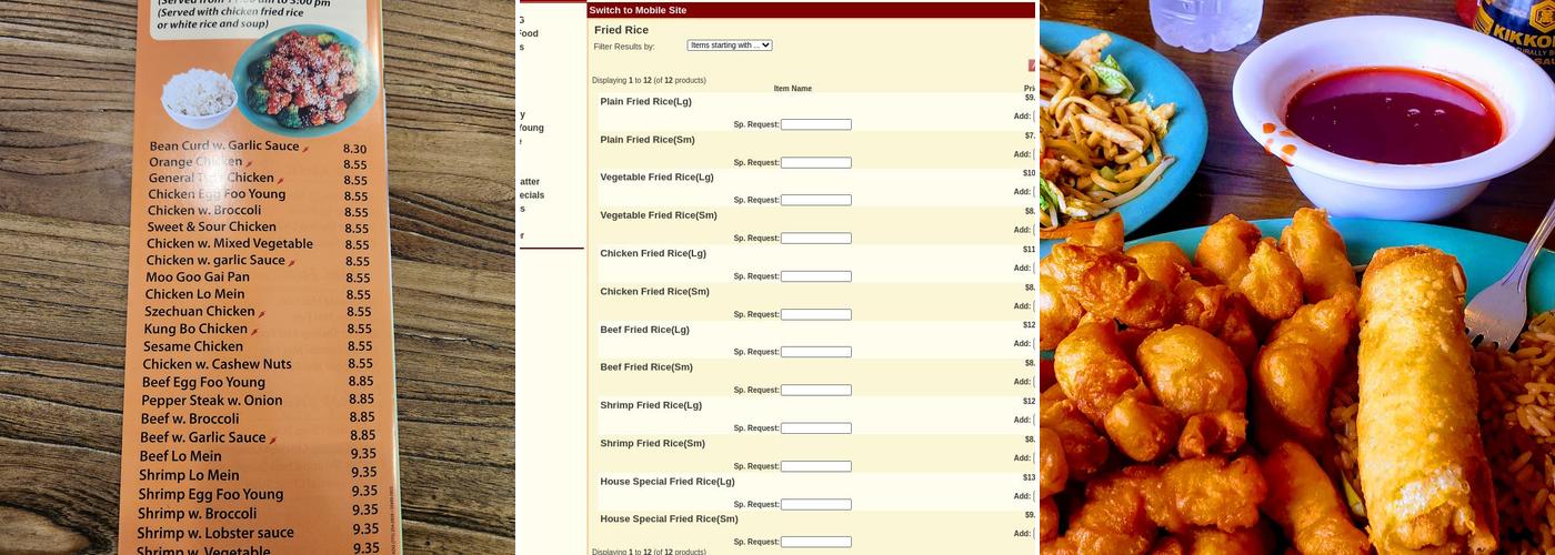 Feng's Kitchen Menu