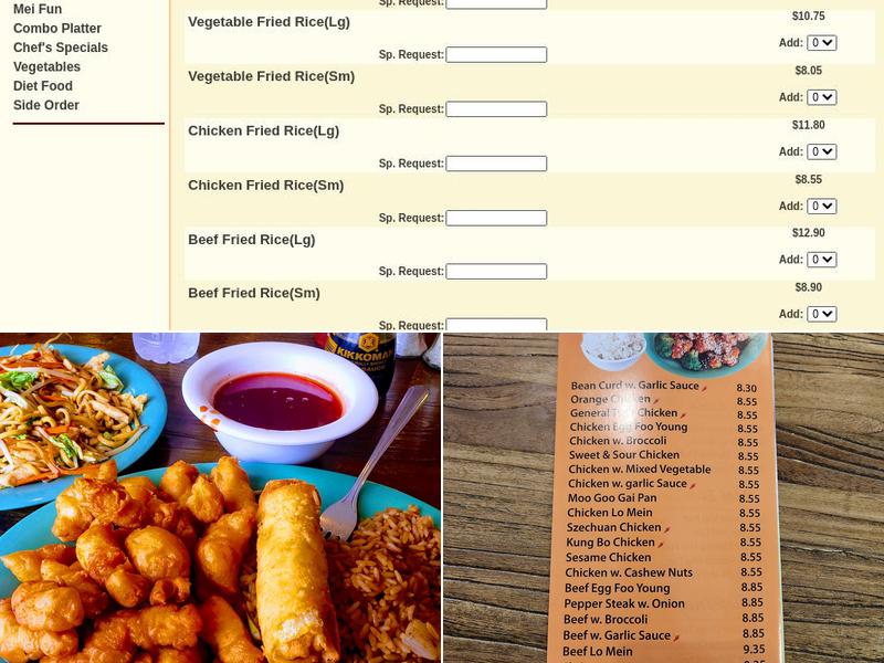 Feng's Kitchen Menu