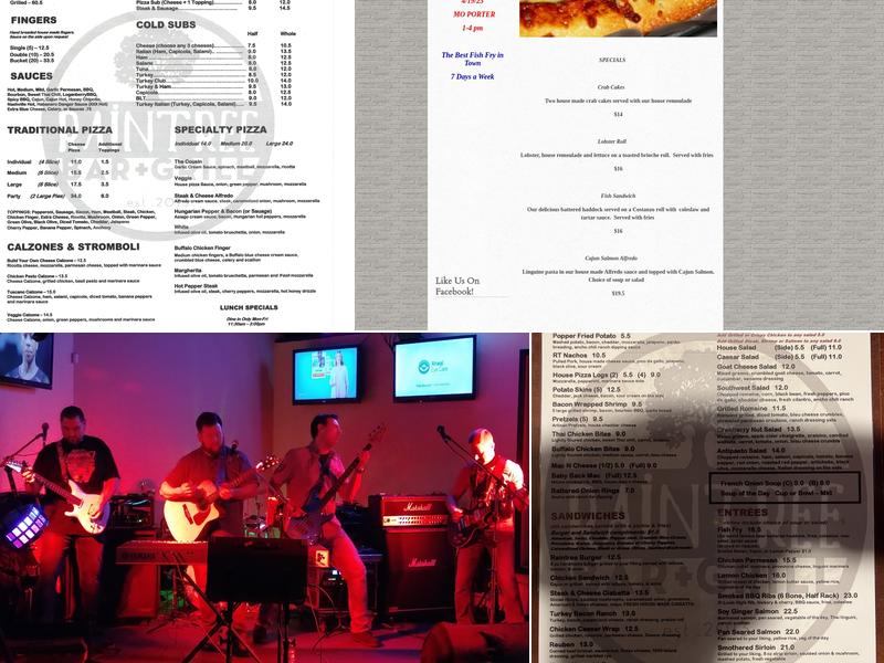 Raintree Bar and Grill Menu