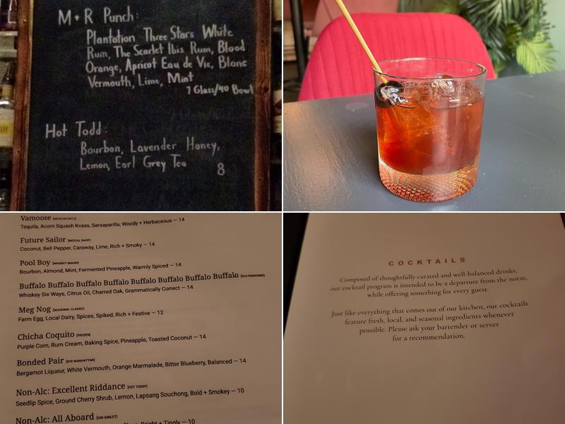 Marble & Rye Menu
