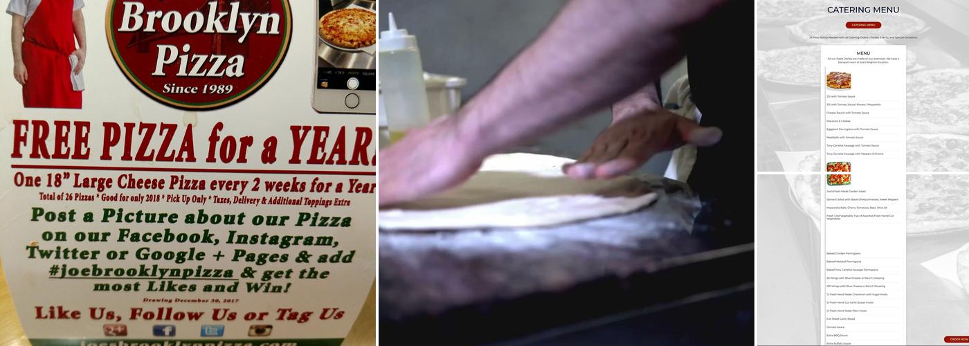 Joe's Brooklyn Pizza Brighton Menu