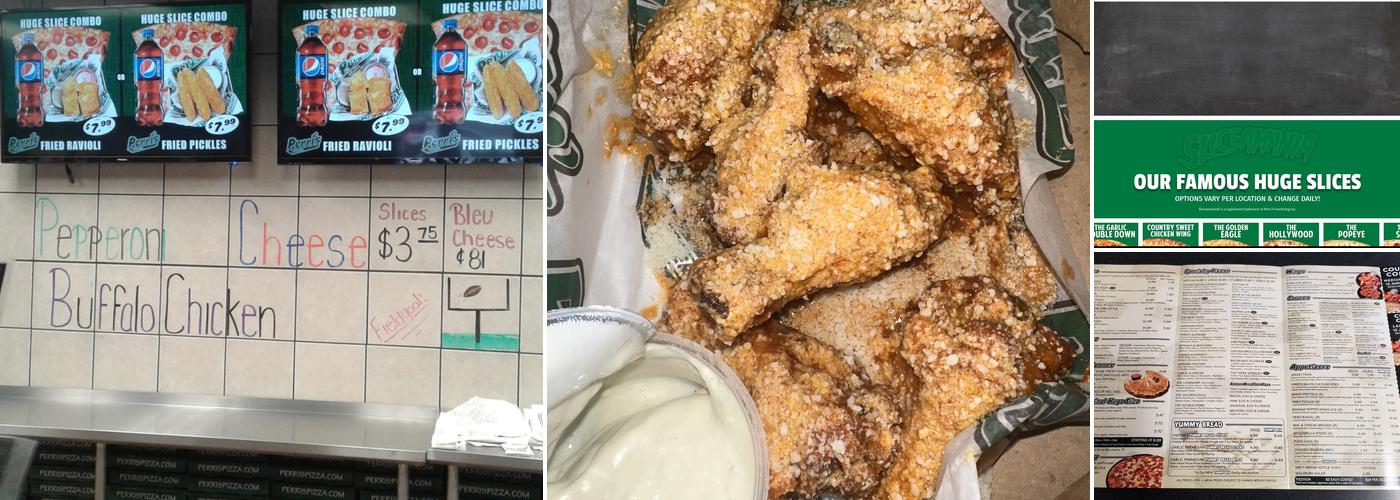 Perri's Pizzeria Menu