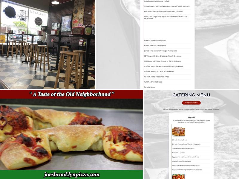 Joe's Brooklyn Pizza Henrietta Menu