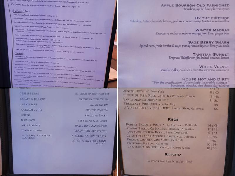 The Gate House Menu