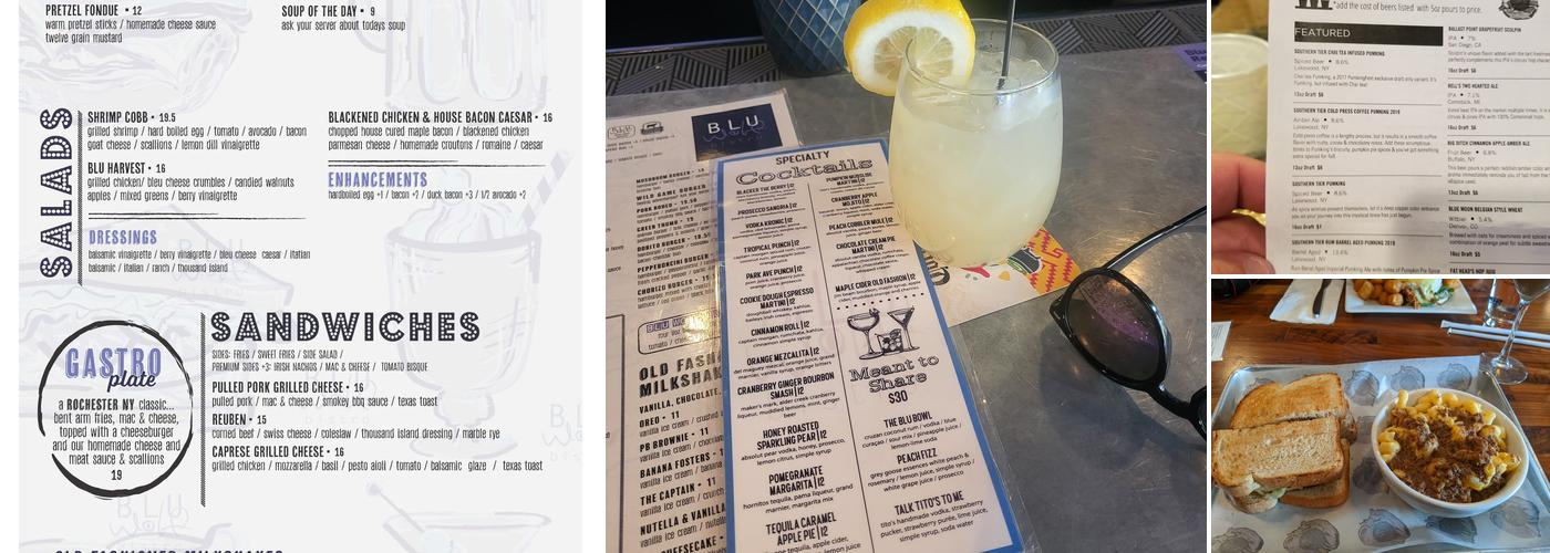 Blu Wolf Bistro Menu