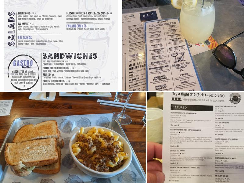 Blu Wolf Bistro Menu