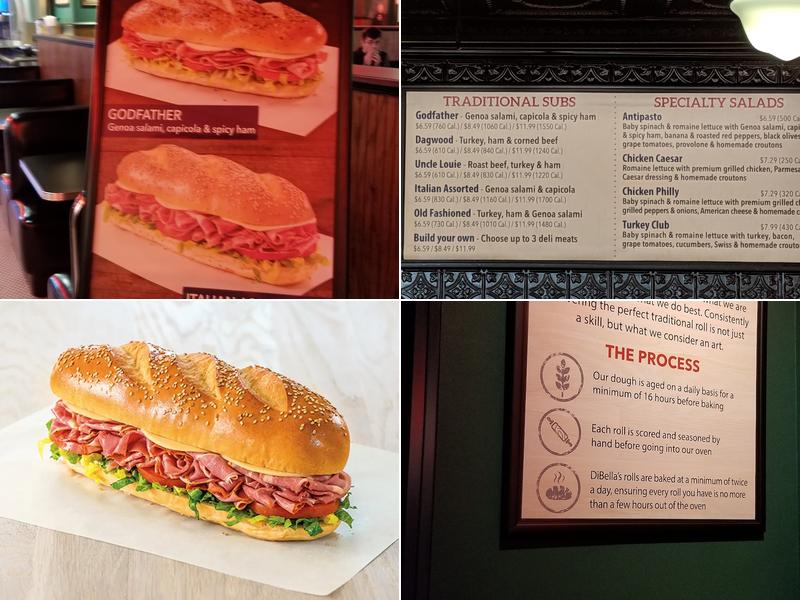 DiBella's Subs Menu