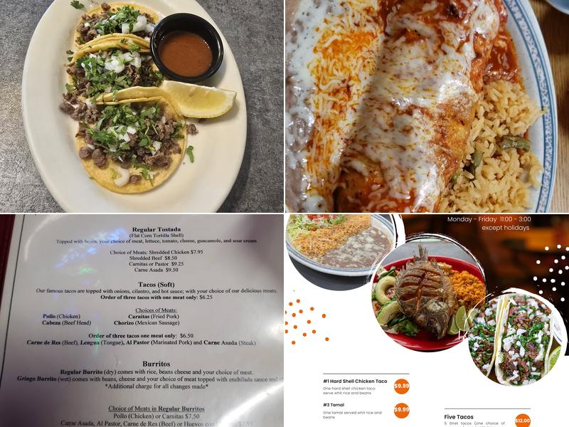 Taqueria Pepe El Toro Menu