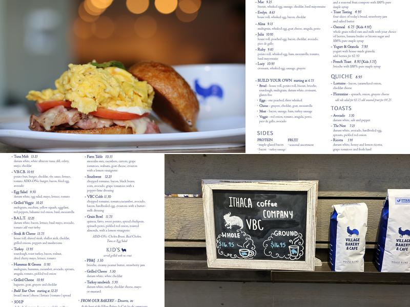 Village Bakery & Cafe Menu