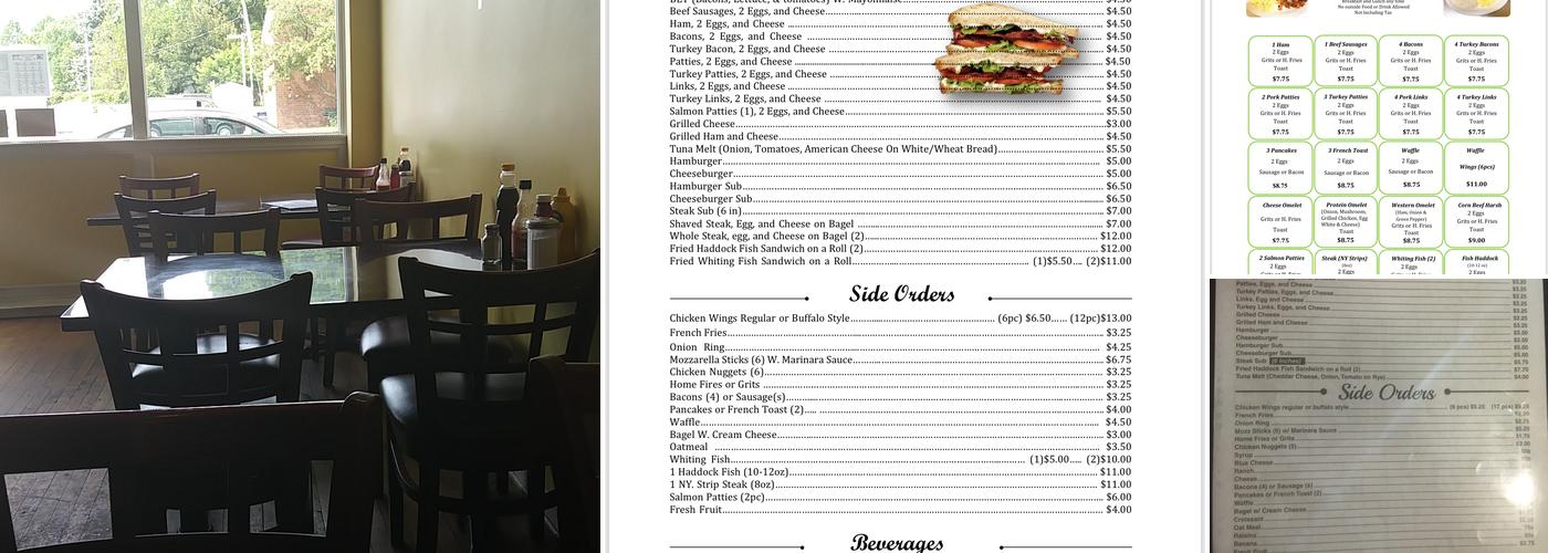Maplewood Cafe Menu